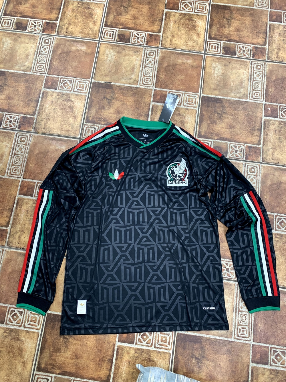 Adidas Originals Mexico 2026 World Cup Long Sleeve Third Kit Jersey Size M